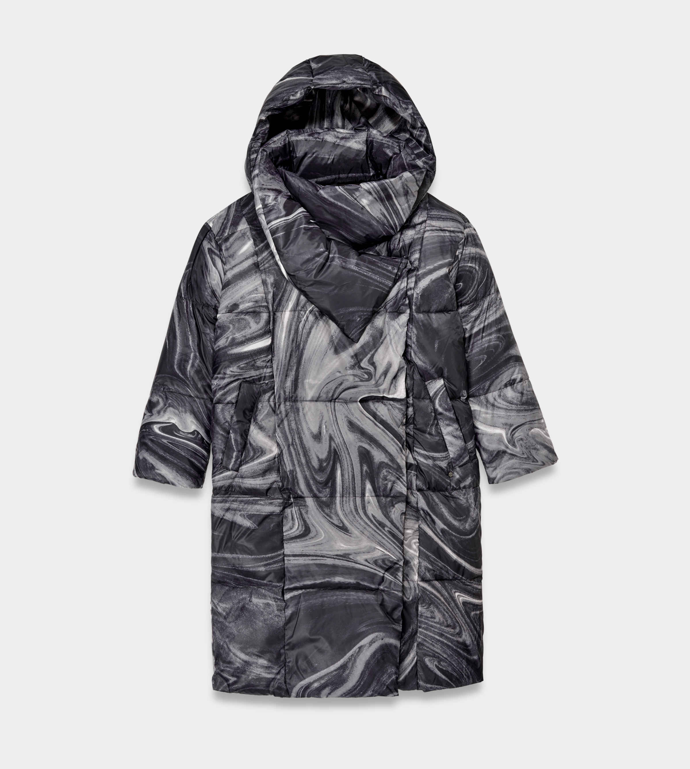 Ugg catherina water resistant hooded puffer coat top
